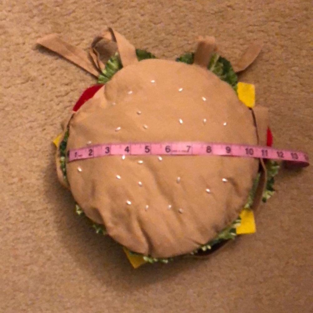 Infant/toddler burger costume